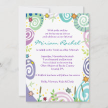 MUTTER NATUR SCHWIMMBAD Bar Mitzvah Einladung