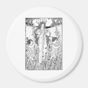 Mutter Natur Sommer Magnet