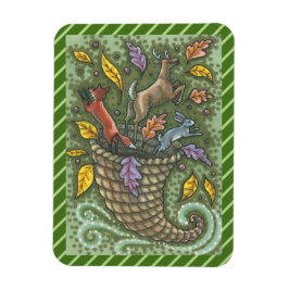 MUTTER NATUR, WOODSY CORNUCOPIA MAGNET