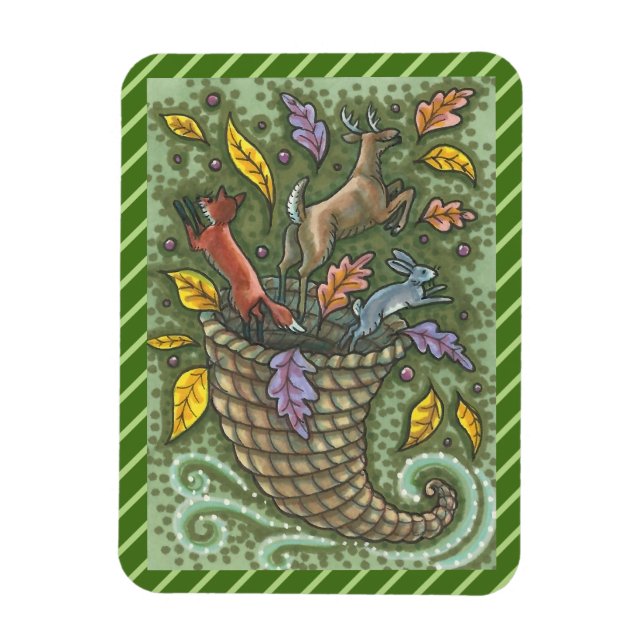 MUTTER NATUR, WOODSY CORNUCOPIA MAGNET (Vertikal)