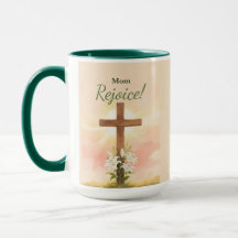 Mutter Ostern Freue dich Kreuz und Lilien