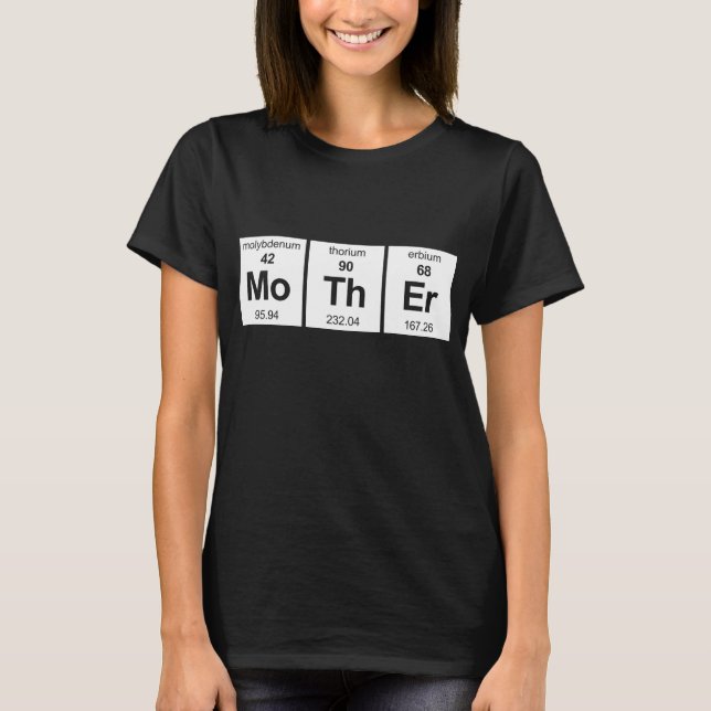 Mutter-Periodensystem T-Shirt (Vorderseite)