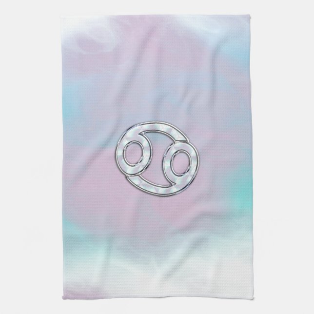 Mutter Perlkrebs Zodiac-Signatur-Dekoration Handtuch (Vertikal)