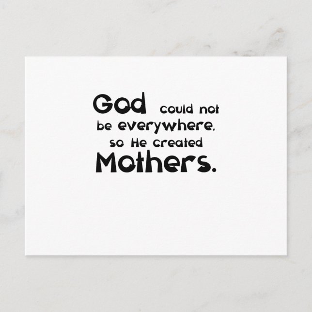 Mutter Postkarte (Vorderseite)