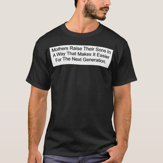 Mütter Raise Sons Retro T-Shirt (Vorderseite)