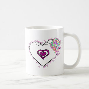 Mutter Reveal Drawing und Gedicht Kaffeetasse