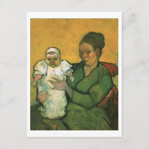 Mutter Roulin mit ihrem Baby, Vincent Van Gogh Postkarte
