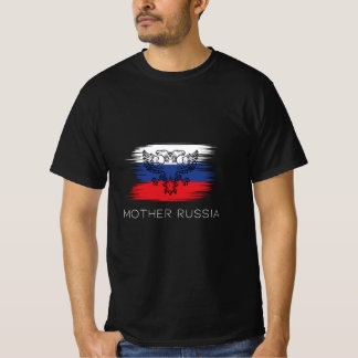 Mutter Russland - Russische Flagge T-Shirt