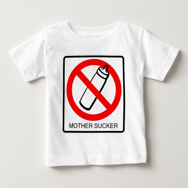 MUTTER-SAUGER BABY T-SHIRT (Vorderseite)