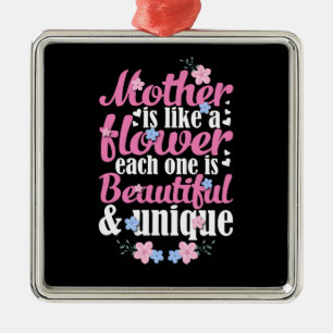 Mutter schön und einzigartig ornament aus metall