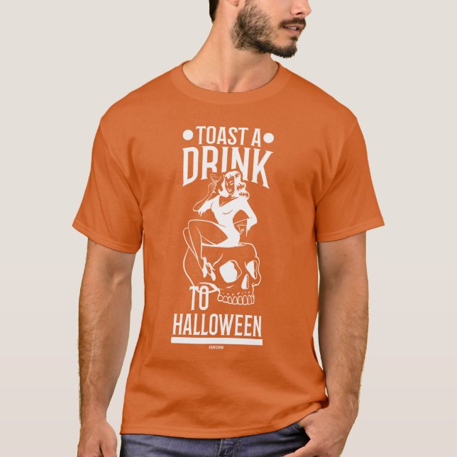 Mutter Schwester Halloween Vampire Freundin T-Shirt (Vorderseite)