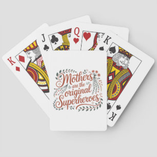 Mütter sind die ursprünglichen Superhelden Spielkarten
