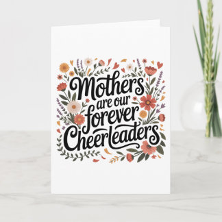 Mütter sind unsere ewigen Cheerleader Feiertagskarte