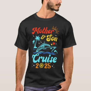 Mutter Son Cruise 2025 Familie Matching Trip Mama  T-Shirt