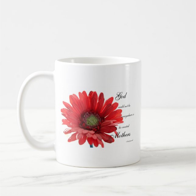 Mütter spezielle rote Gerber Tasse (Links)