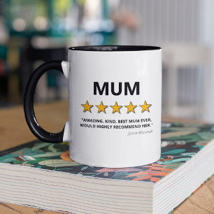 Mütter Tag 5 Star Review Beste Summe je Tasse