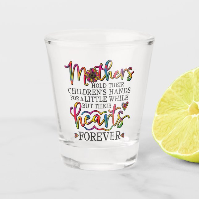 Mütter Tag Liebe Mama Schnapsglas (Vorderseite)
