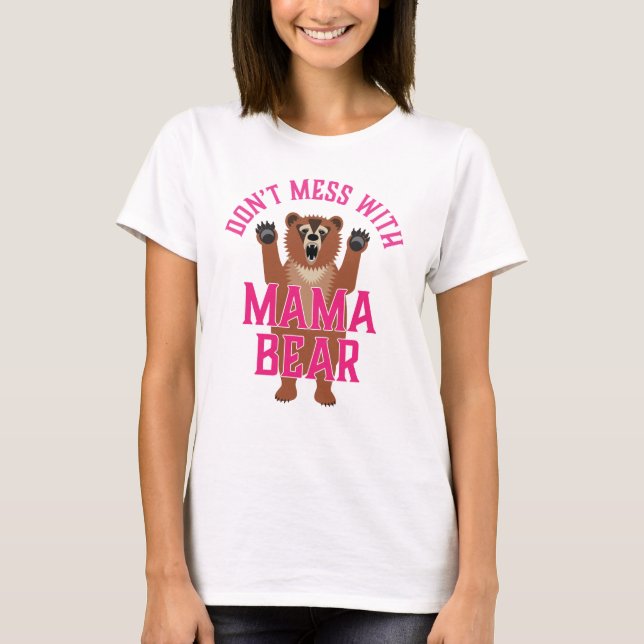 Mutter-Tag Mutter-Bear T-Shirt (Vorderseite)
