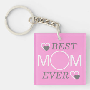 Mütter Tag rosa Beste Mama je Personalisiertes Fot Schlüsselanhänger