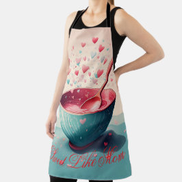 Mutter-Tag-Schürze - Backen mit Liebe - Niedliches Schürze