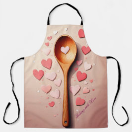 Mutter-Tag-Schürze - Backen mit Liebe - Niedliches Schürze