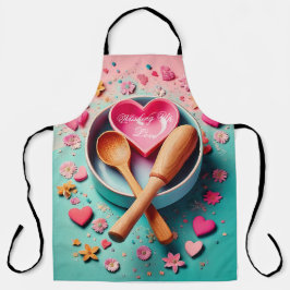 Mutter-Tag-Schürze - Backen mit Liebe - Niedliches Schürze