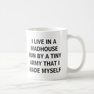 Mutter-Tagesgeschenk-Idee lebe ich in einem Kaffeetasse