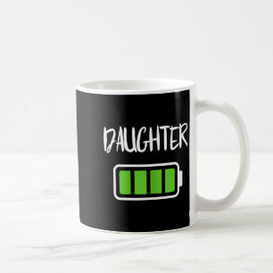 Mutter-Tochter-Batterie-Shirt volle Batterie-Energ Kaffeetasse