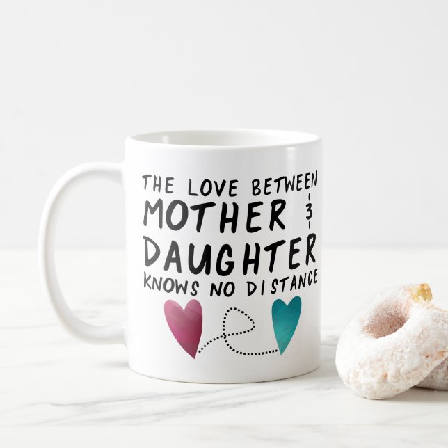 Mutter Tochter Fernkaffee Tasse (Mit Donut)