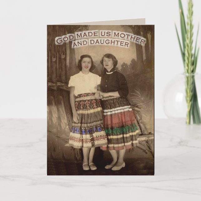 Mutter-Tochter-Karte Karte (Vorderseite)