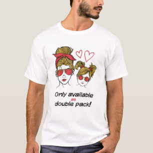 Mutter Tochter Kind Zitat Freundschaft Liebe Herz T-Shirt