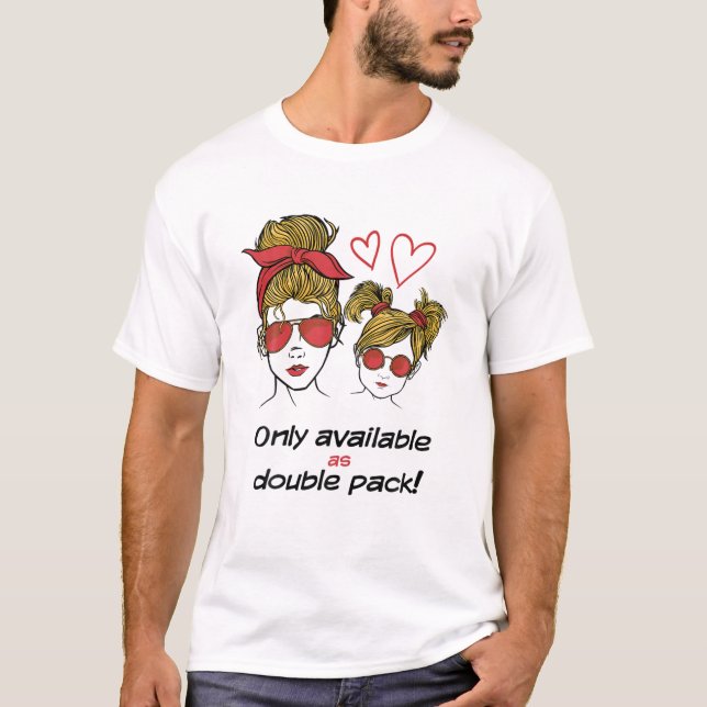 Mutter Tochter Kind Zitat Freundschaft Liebe Herz T-Shirt (Vorderseite)