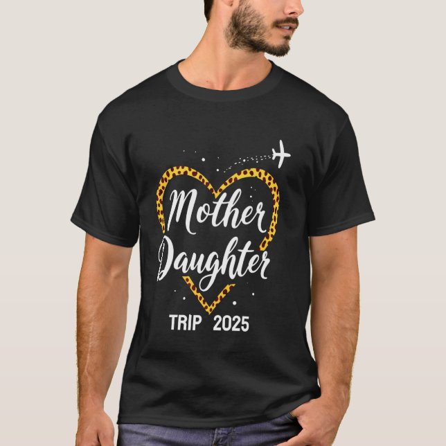 Mutter-Tochter-Wochenende 2025 Warnung Mädchen-Tri T-Shirt (Vorderseite)