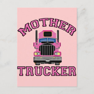 Mutter Trucker Postkarte