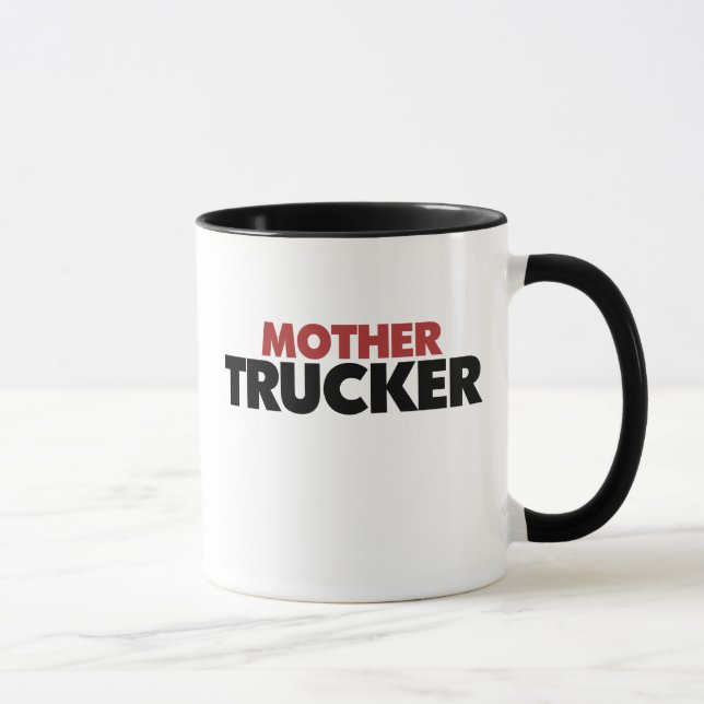 Mutter Trucker Tasse (Rechts)