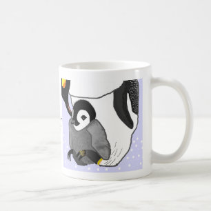 Mutter-u. Baby-Pinguin Tasse