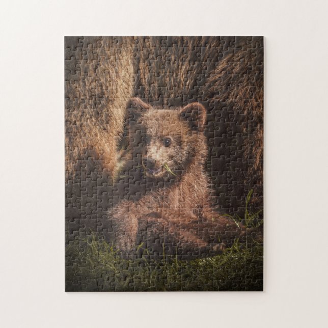 Mutter und Baby Animal Bear Fotografy Animal Puzzle (Vertikal)