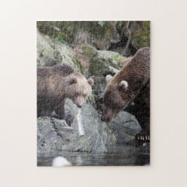 Mutter und Baby Animal Bear Fotografy Animal Puzzle