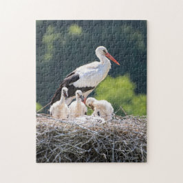 Mutter und Baby Animal Bird Fototier Puzzle