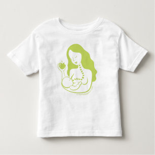 Mutter und Baby, die im Grün Brust-füttern Kleinkind T-shirt