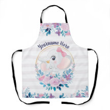 Mutter und Baby Elephant Pink Blush Blume Kranz