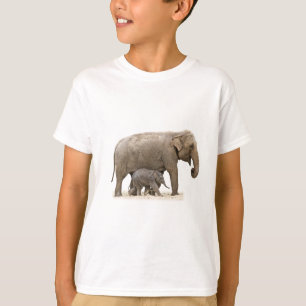 Mutter und Baby Elephant T-Shirt