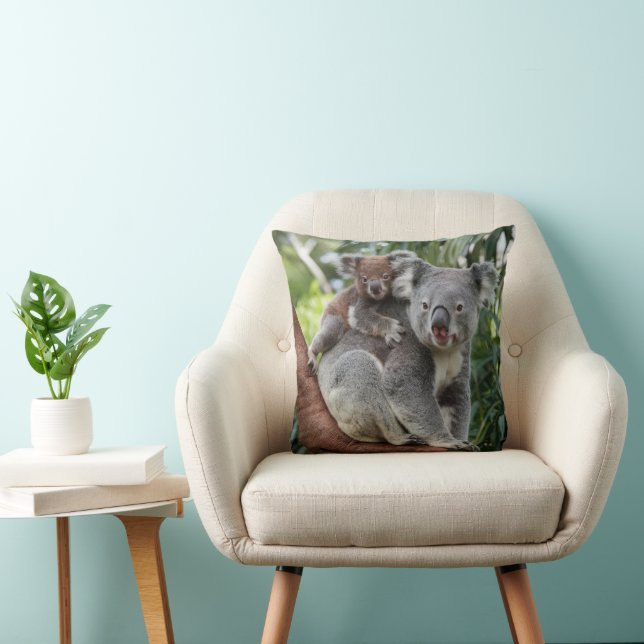 Mutter und Baby Koala Bear Kissen (Stuhl )