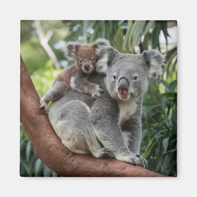 Mutter und Baby Koala Bear Magnet (Vorne)