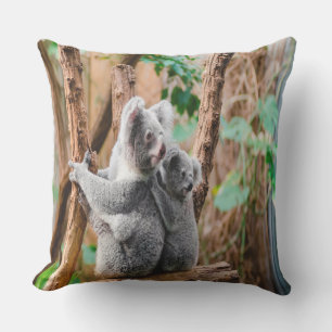 Mutter und Baby Koala Bears Kissen Für Draußen