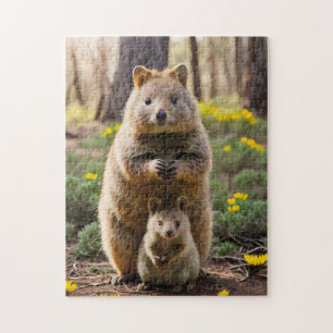 Mutter und Baby Quokka, Jigsaw Puzzle
