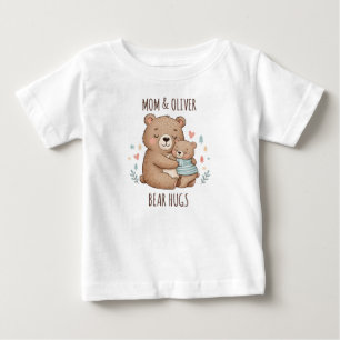 Mutter und Babybär umarmen sich Baby T-shirt