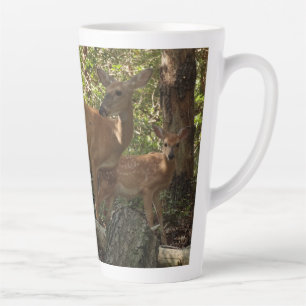 Mutter und Babyhirsch im Shenandoah National Park Milchtasse