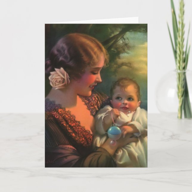 Mutter- und Babytageskarte Karte (Vorderseite)
