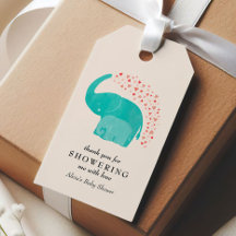 Mutter und Calf Elephant Baby Dusche Gefallen